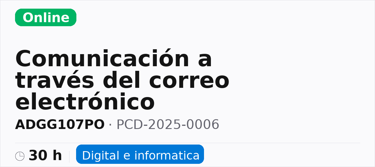 Comunicación a través del correo electrónico