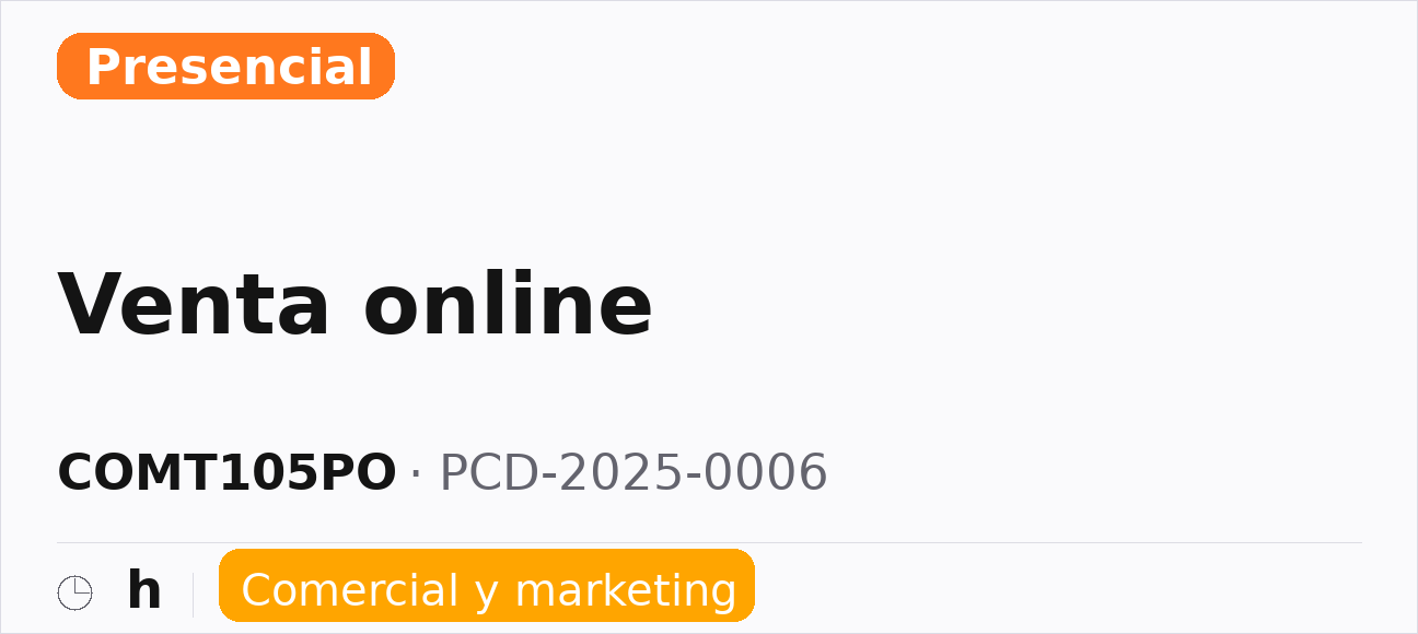 Venta online