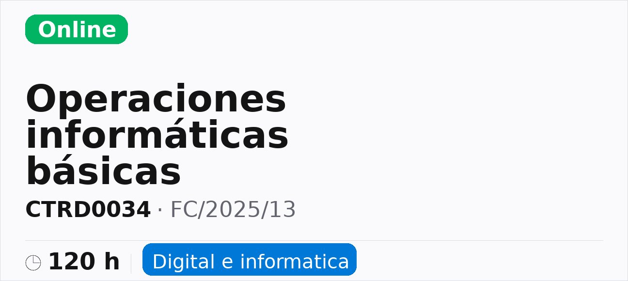 Operaciones informáticas básicas