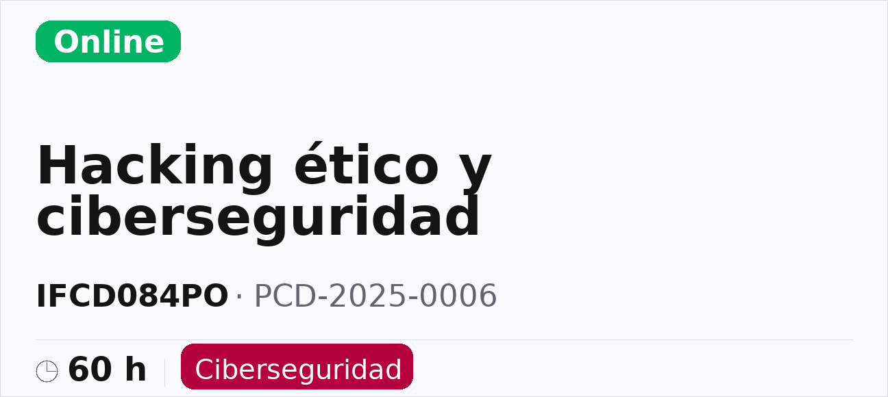 Hacking ético y ciberseguridad