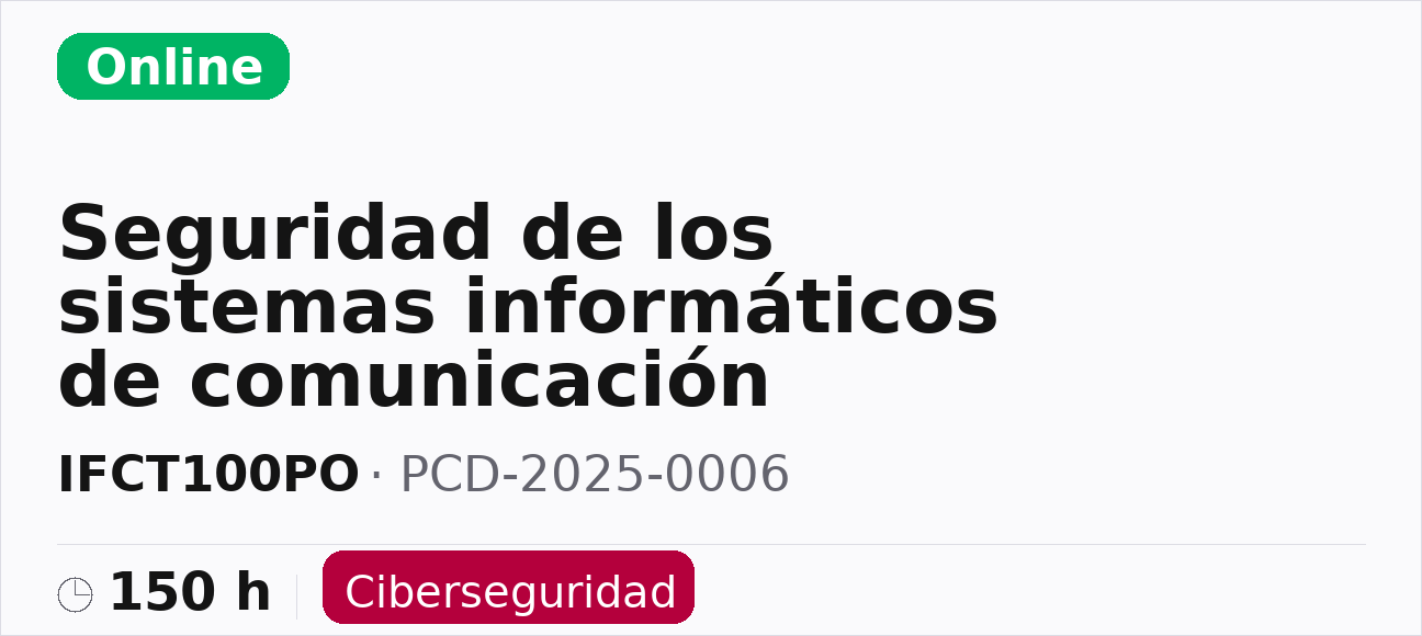 Seguridad de los sistemas informáticos de comunicación