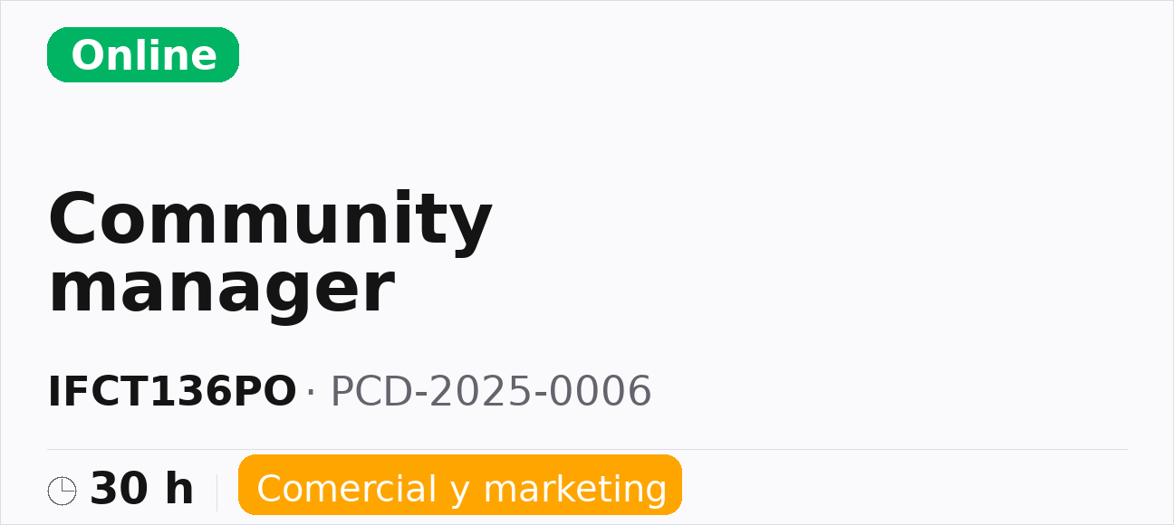 Community manager