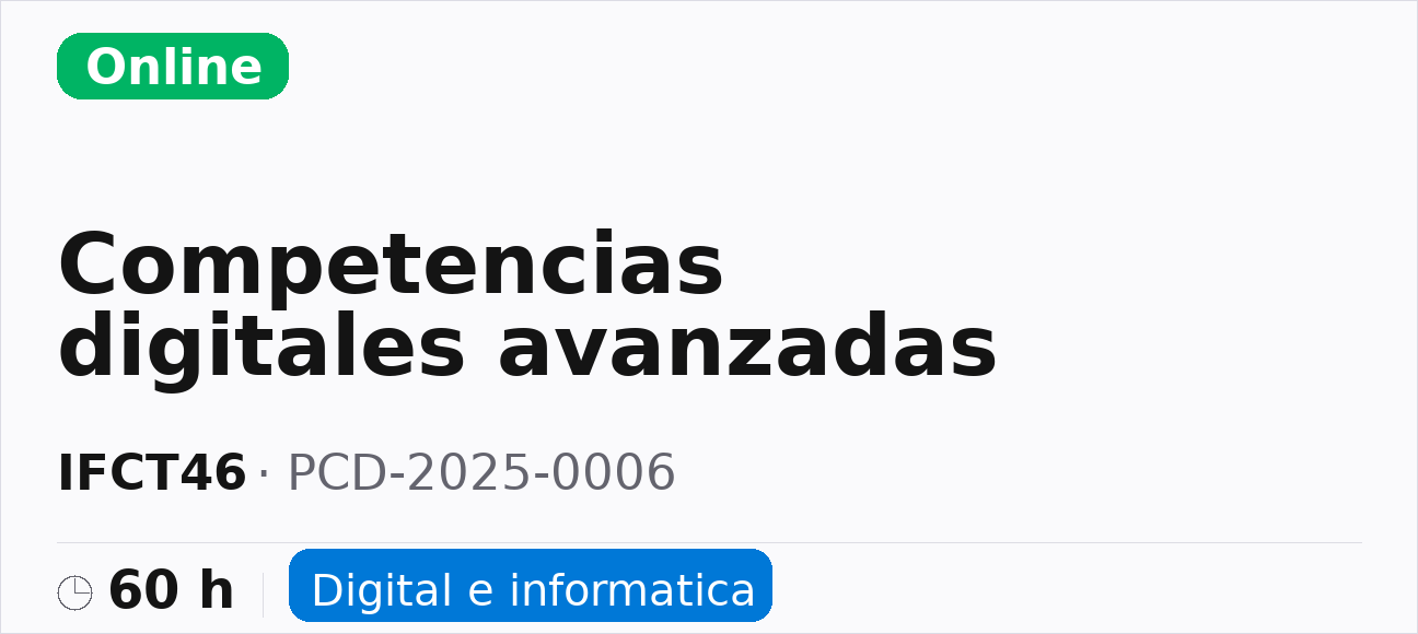Competencias digitales avanzadas